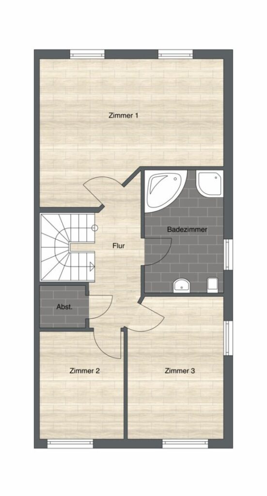 Grundriss Obergeschoss