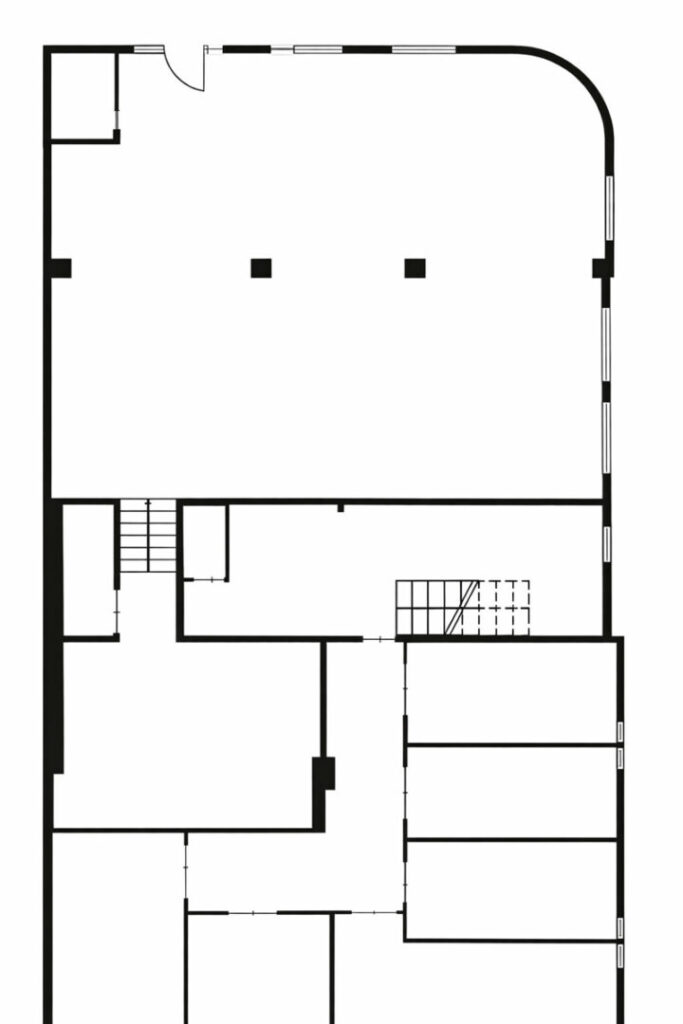 Grundriss Lagerfläche Souterrain