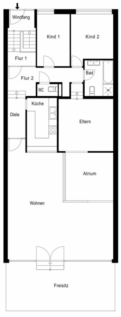 Grundriss Erdgeschoss