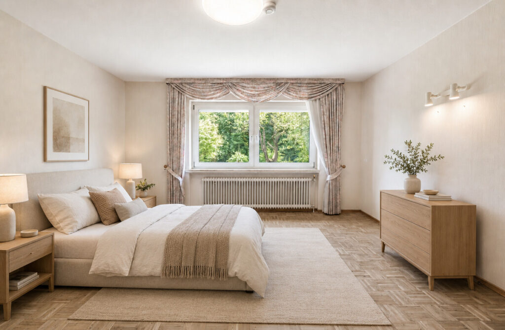 Visualisierung Schlafzimmer EG